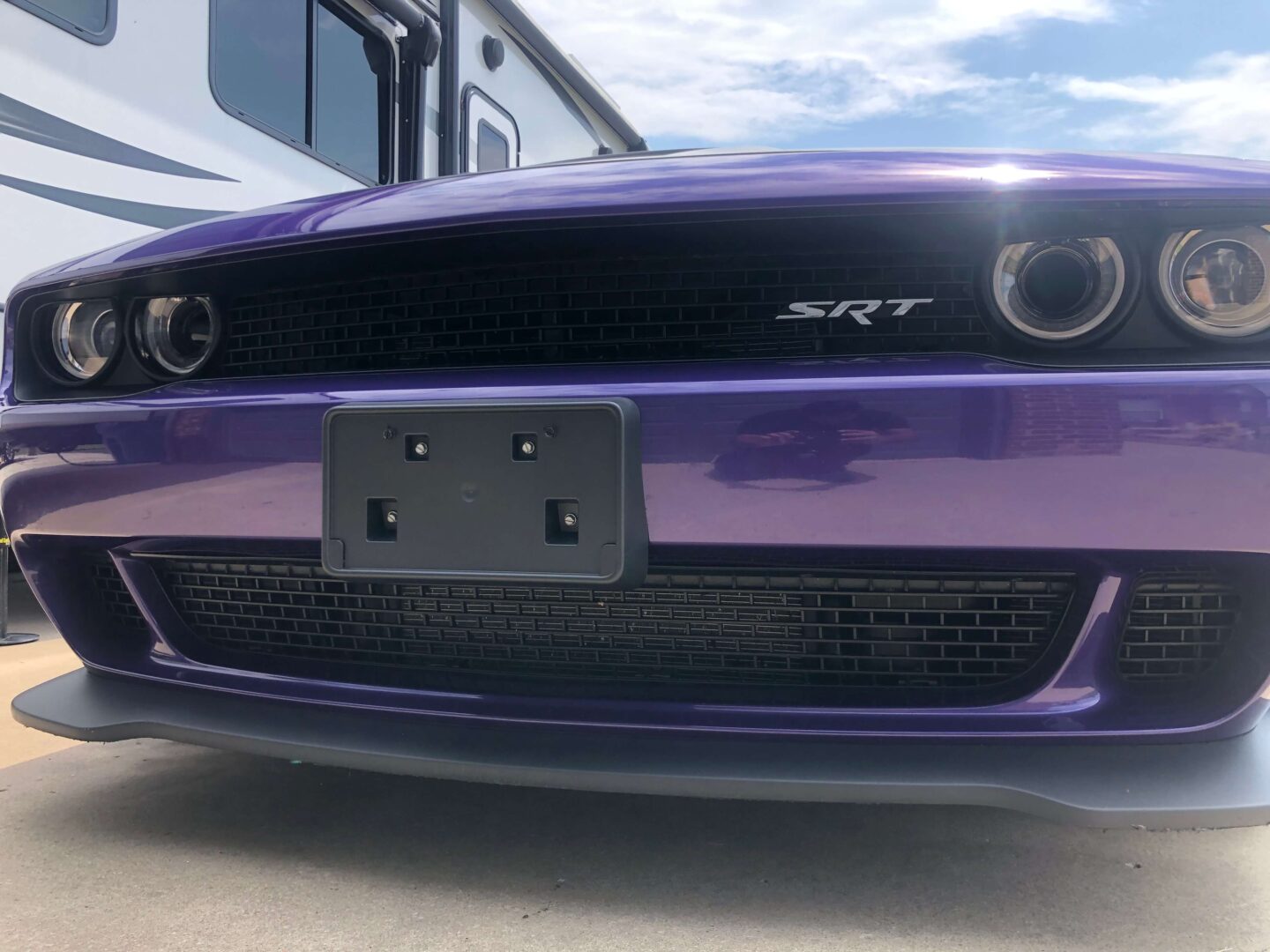 Best Mobile Car Detailing Tulsa Purple Hellcat 1