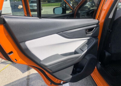Tulsa Auto Detailing Clean Interior Of Orange Subaru 2