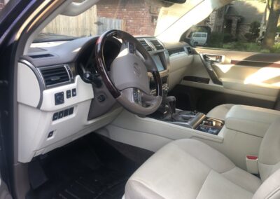 Tulsa Auto Detailing Clean Lexus Black Shiny Interior Clean 1