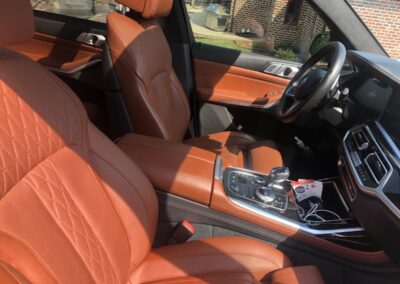 Tulsa Car Detailing Bmw Interior Seats Cleaned Front 1