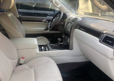 Tulsa Car Detailing Infiniti Interior Seats Cleaned Front 1